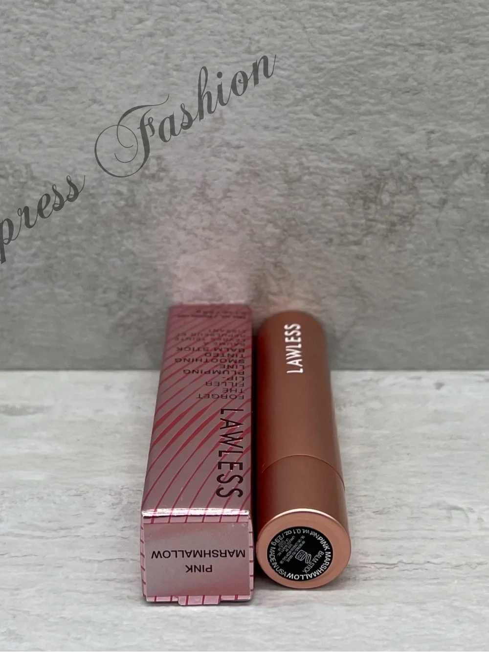☄️LAWLESS Forget the Filler Lip-Plumping Tinted Lip Balm ~ Pink Marshmallow
